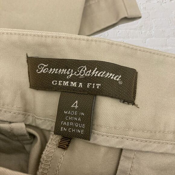 Tommy Bahama 4 Gemma Fit Khaki Pants Cotton Chino Straight Leg Mid Rise EUC 🌴 - Picture 10 of 12